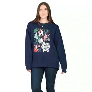 Holiday Unisex Sweatshirt size XL NWT in navy